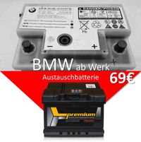 Original BMW Autobatterie AGM 12V, 90Ah, 900A in Nordrhein-Westfalen -  Kreuztal, Ersatz- & Reparaturteile